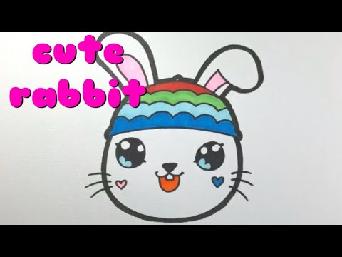 How To Draw A Cute Rabbit Drawing お絵描き 可愛いうさぎの描き方 Drawing Howtodraw Cute Rabbit うさぎ Coelho Rabbit Videos