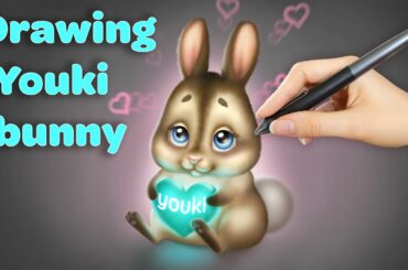 Drawing the rabbit Youki