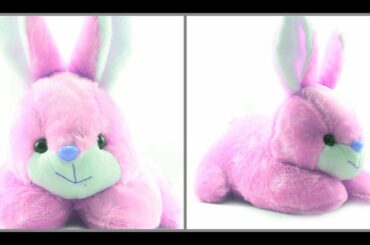 how to make soft stuffed rabbit toys + teddy bear at home