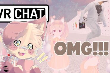 Reaction to cute rabbit uwu[VRChat]