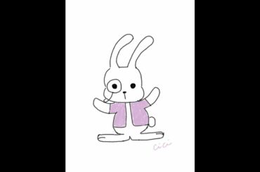 How to draw a cute rabbit