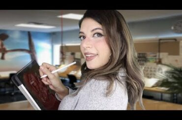 ASMR | Cartoonist Draws You! (for Animated Film) + Heavy French Accent