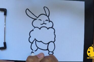How to Draw cute bunny