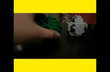 Baby bunny plays with Minecraft eggs