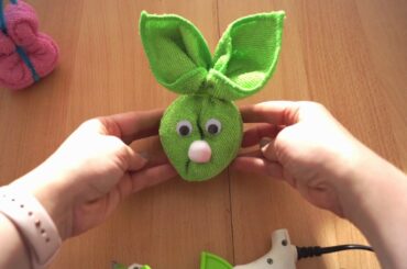 Gästetuch Hasen falten 🐰 DIY Towel Bunny DIY 🐰 зайчик из полотенца