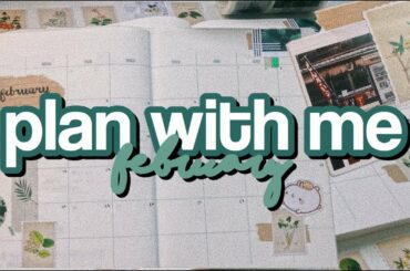 ♡ PLAN WITH ME ♡ | february 2020, bullet journal for students | university organisation