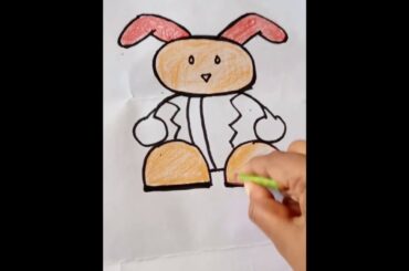 How to Draw Cute Rabbit | Kids Art