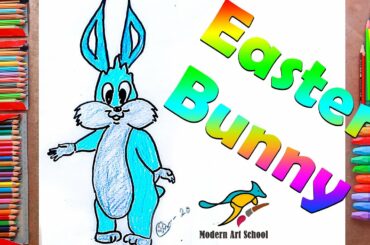 How To Draw The Cutest Easter Bunny