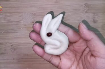 How To Make Bunny With Flour | DIY Cute Animals