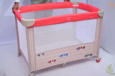 R for Rabbit Hide and Seek Baby Cot Cum Crib