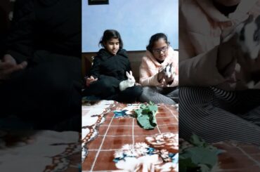 😊Cute bunnies playing together🥰