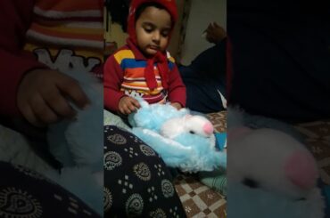 👶baby with bunny🐇