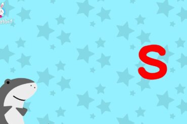 s Is For shark | Alphabet | Lower Case | Animated Video | English | Ria Rabbit