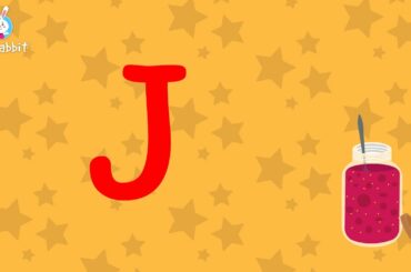 J Is For Jam | Alphabet | Upper Case | Animated Video | English | Ria Rabbit
