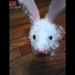 Funny And Cute Bunny Rabbit Video Hops wiggle ears talks robot bunny