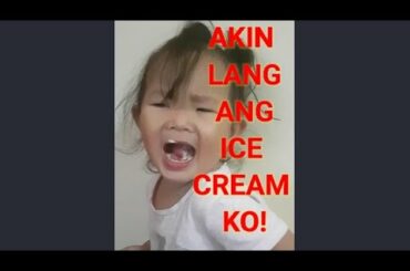 BABY FUNNY VIDEO - AKIN LANG ANG ICE CREAM KO