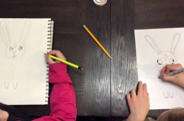 How to draw a cute bunny