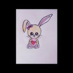 How to draw a cute 🐰BUNNY🐰💜