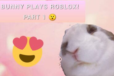 My Bunny Playing Adopt Me For The First Time!! 😮😮