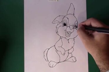 HOW TO DRAW, Easter Bunny Drawing