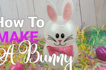 Easter Crafts DIY:  Light Up Cute Easter Bunny