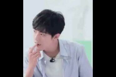 Xiao Zhan's cute habits as bunny teeth🐰🐇💜😍