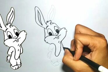 How to Draw Baby Bugs Bunny