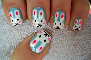 Cute Bunny Nail Tutorial!