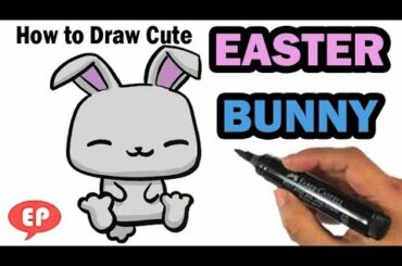 How to Draw Easter Bunny - Easy Pictures to Draw Step by Step