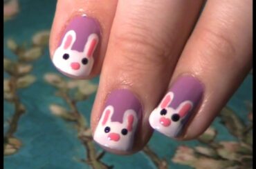 Cute Bunny Nail Art