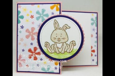 Cute Bunny Card Using Welcome Easter Stamp Set