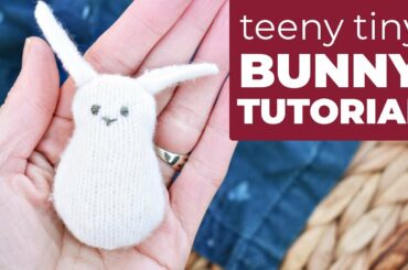 Make a Mini Baby Bunny | Free Sewing Pattern and Tutorial