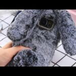 Cute Soft Fluffy Rabbit Phone Case For Samsung Galaxy