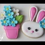 Bunny and Flower Cookies by Emma's Sweets