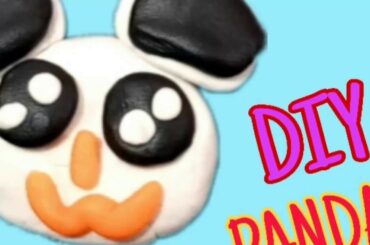 DIY PANDA Out of Clay | HUNNY BUNNY SHOW | # CUTE # PANDA