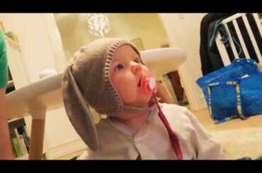 Baby With Bunny Ears