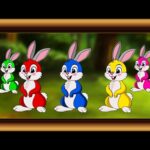 Learn colors with colorful Rabbits. Learning Video for Kids Toddler Baby Play school by Lotusbaby TV