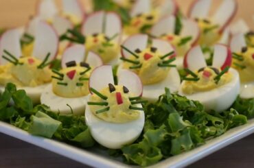 Easy Bunny Deviled Eggs Recipe Video
