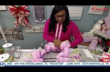 UPLOADED LIVE Video making a Cute bunny Deco mesh Wreath