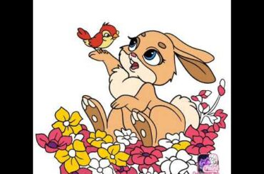 the bunny caring a bird