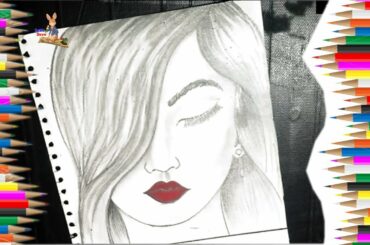 How to Draw || a cute girl step by step || Rabbit Drawing Academy