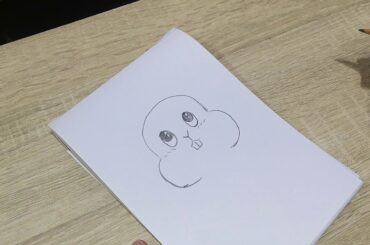 How To Draw A Cute Innocent Bunny In a Simple Way (怎样画可爱无辜的小兔子）