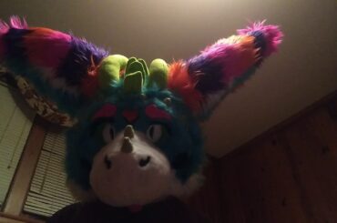 Lyle's customs presents bunny rabbit Binky backpack