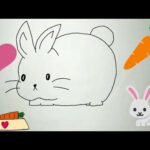 How To Draw Cute Baby Bunny | Step by Step for Beginners | Baby Bunny Rabbit Drawing Tutorial 🐇