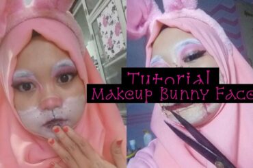 Cute Bunny or Horror Bunny | Make-up Karakter tanpa menggunakan face painting (part 1)