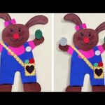 DIY.  Cute bunny 😍 craft for kids..// Easy paper craft for kids.