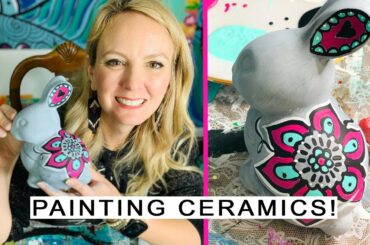 Ceramic Bunny || Texas Art & Soul