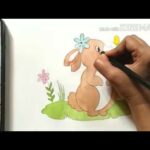 HOW TO DRAW A CUTE BUNNY.....STEP BY STEP DRAWING TUTORIAL