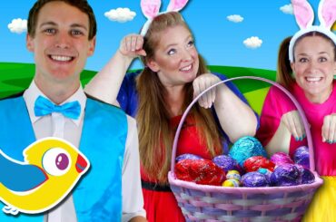 Hippity Hop - Easter Bunny Song for Kids - Counting Easter Eggs
