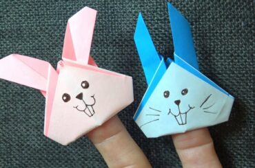 Simple Bunny Finger Puppet